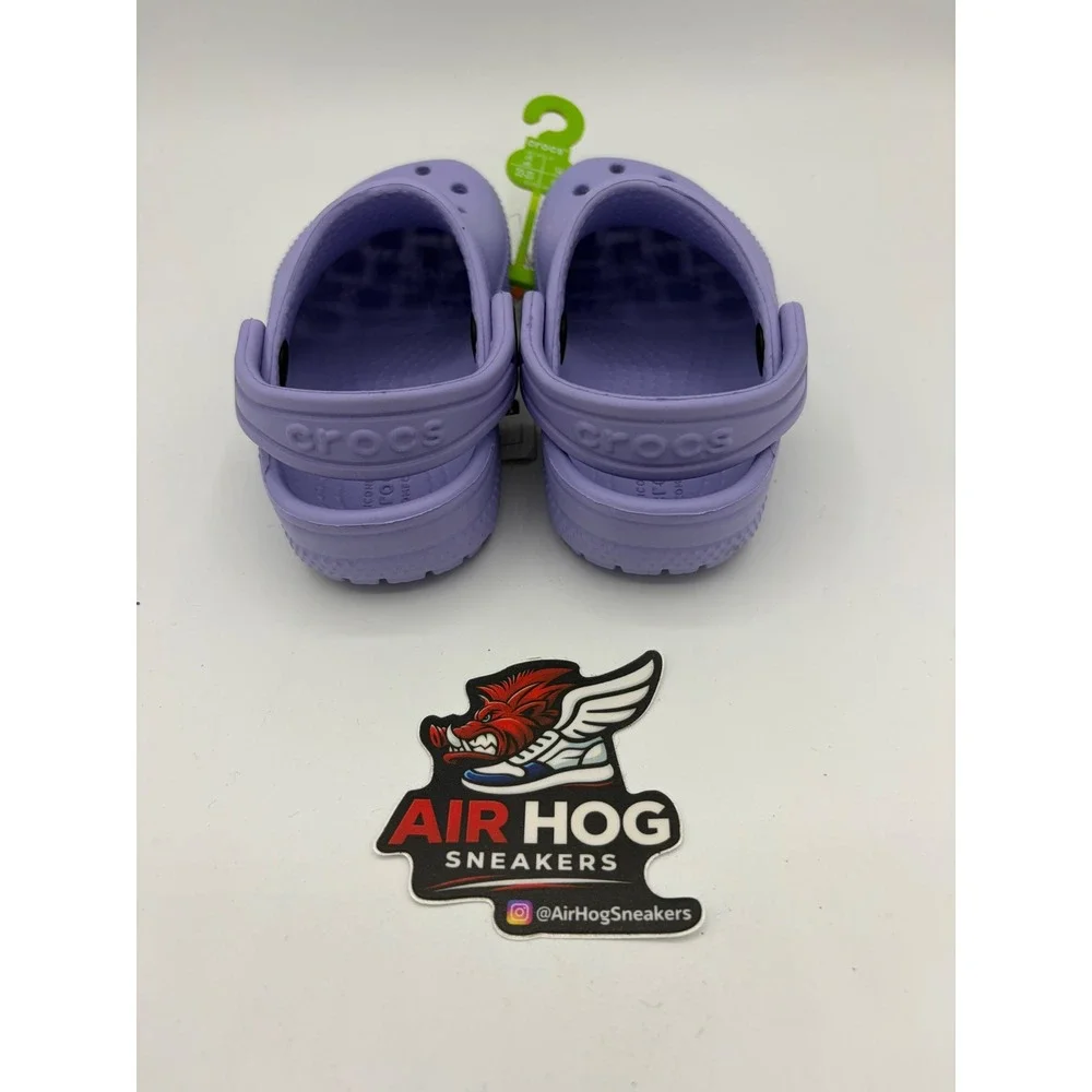 Crocs Classic Clog Digital Violet Purple Kids Toddler Shoes Size C6 204536-5PR